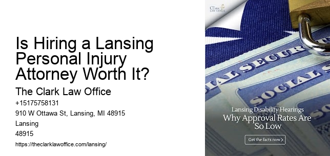 Is Hiring a Lansing Personal Injury Attorney Worth It?